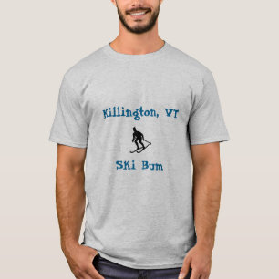 Killington, VT, Ski Bum T-Shirt
