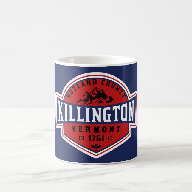 Killington VT Skiing  Mug (Center)