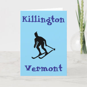 Killington, VT Skiing (Vermont Ski Town) Thank You Card