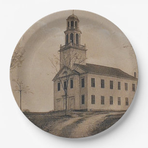 Killingworth Congregational Church Paper Plate