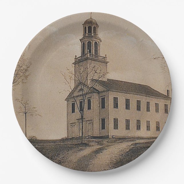 Killingworth Congregational Church Paper Plate (Front)