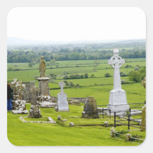 Killkenny, Ireland. The dramatic Spectacle of Square Sticker