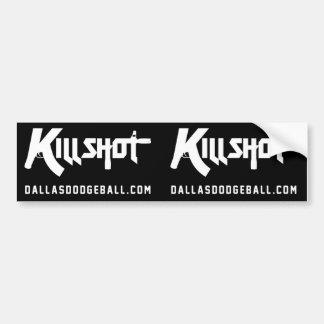 KILLSHOT Dodgeball Bumper Sticker