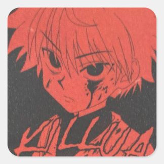 killua square sticker
