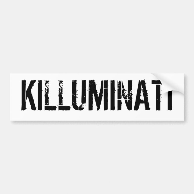KILLUMINATI BUMPER STICKER (Front)