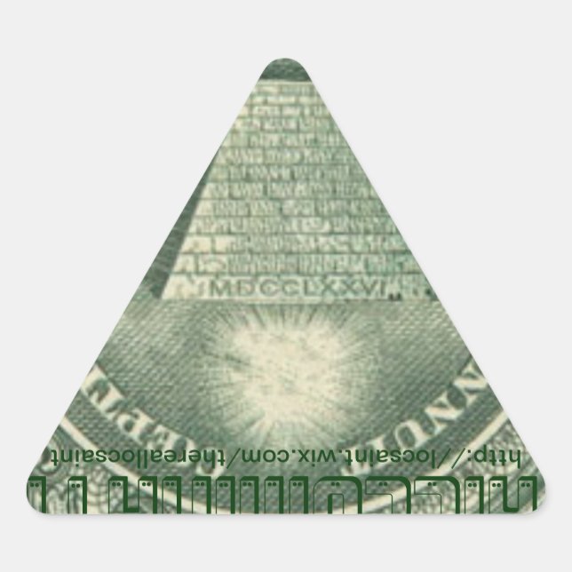 Killuminati Upside Down Triangle Sticker (Front)