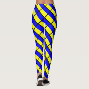 Kilo blue and yellow leggings