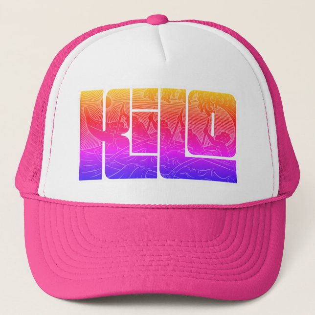 Kilo Rainbow Trucker Hat (Front)