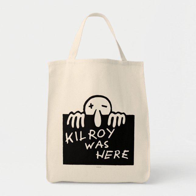 Kilroy Was Here Tote Bag (Front)