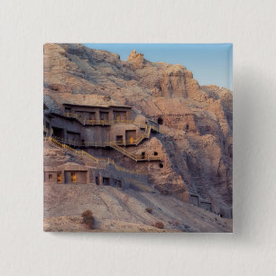 Kilzil Thousand Buddha Caves, Kuche, near 15 Cm Square Badge