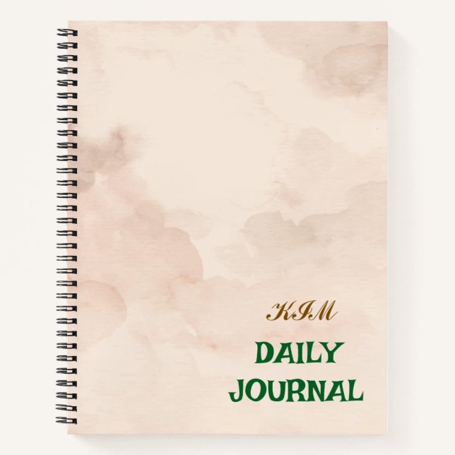 KIM DAILY JOURNAL (Front)