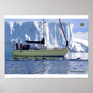 Kim en Antarctique Poster