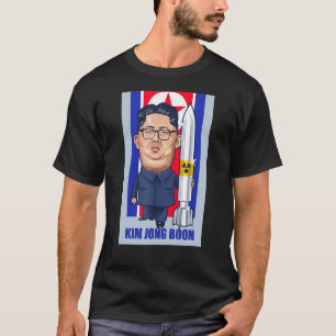Kim Jong Boom Kim Jong Un  Parody Graphic T-Shirt