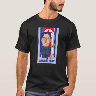 Kim Jong Boom Kim Jong Un  Parody Graphic T-Shirt