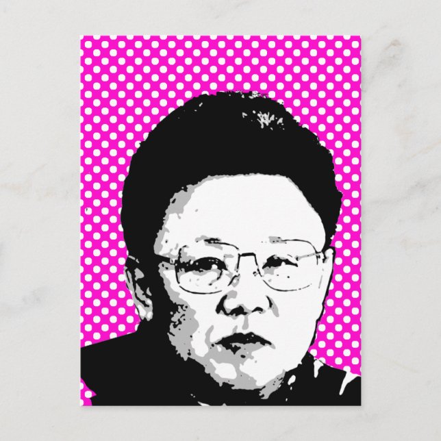 Kim Jong Il Postcard (Front)