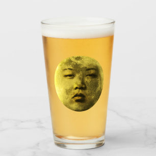 Kim Jong Moon Funny Glass