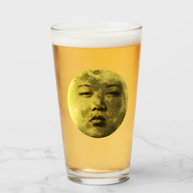 Kim Jong Moon Funny Glass (Front Filled)