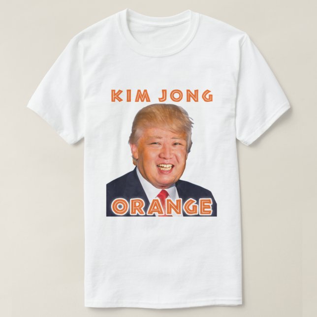 Kim Jong Orange | Donald Trump + Kim Jong Un T-Shirt (Design Front)