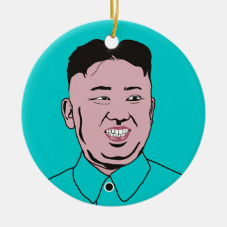 Kim Jong-un | 김정은 Ceramic Tree Decoration