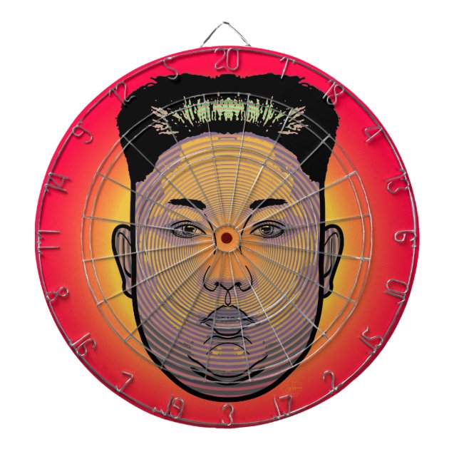 Kim Jong Un Dictator Do Dartboard (Front)