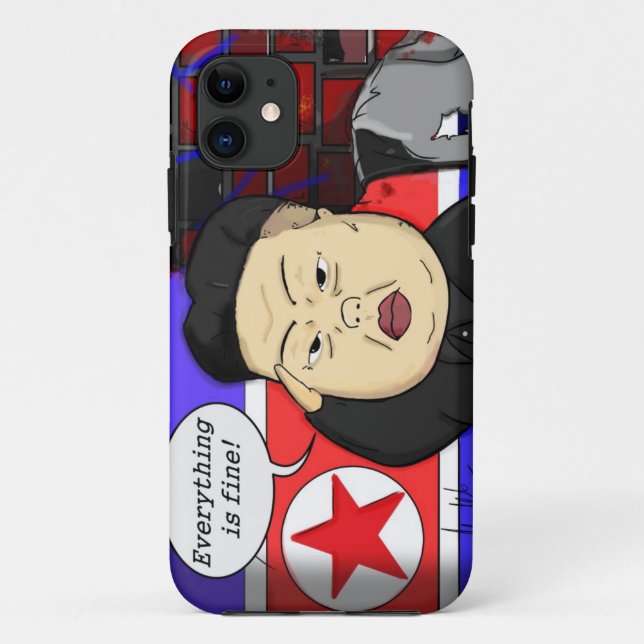 Kim Jong Un iPhone Case (Back)