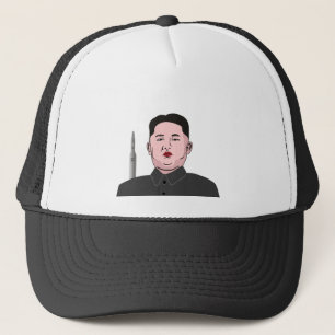 Kim Jong-un & nuclear missile Trucker Hat