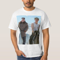 Kim Jong Un & Putin on a horse
