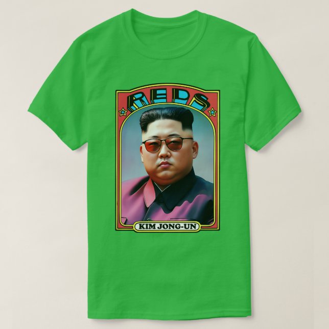 Kim JongUn Retro Communist Trading d T-Shirt (Design Front)