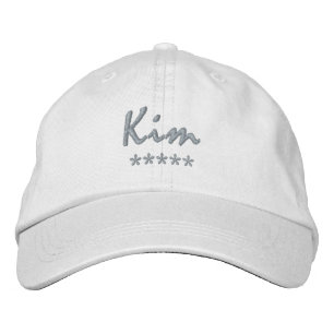 Kim Name Embroidered Hat