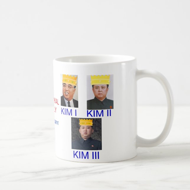 Kim Royal Family of North Korea Mug (Right)