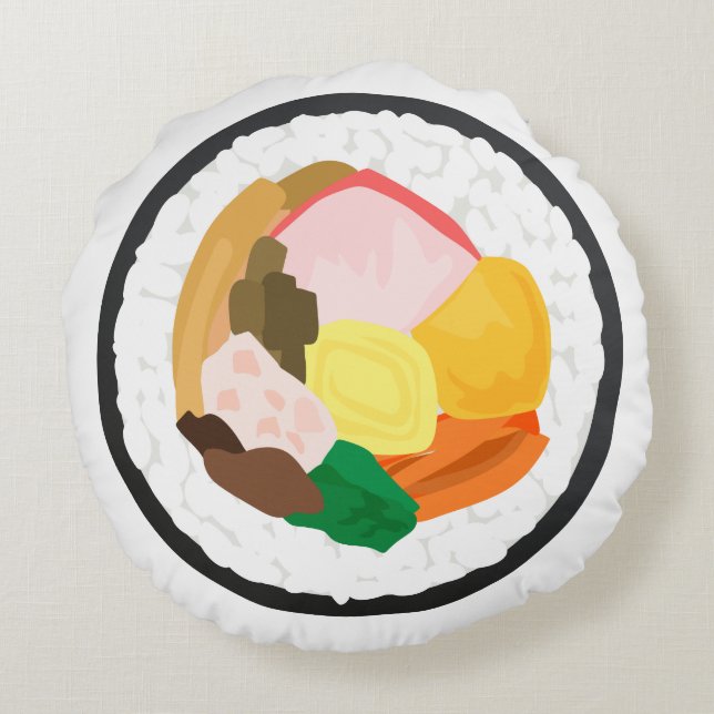 Kimbap Round Cushion (Back)
