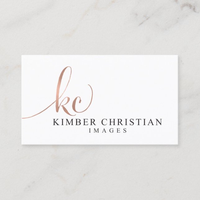 Kimber Christian Business Card (Front)