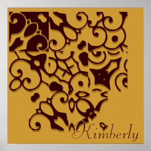 Kimberly Designer Name Poster - Customisable