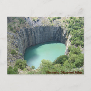 Kimberly Diamond Mine Hole Postcard