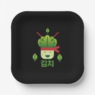 Kimchi Asian Food Paper Plate