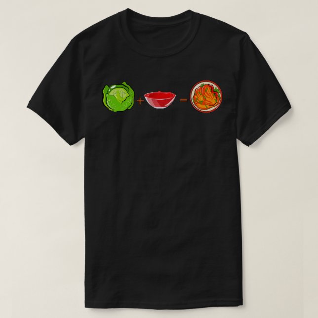 Kimchi Cabbage Red Sauce T-Shirt (Design Front)
