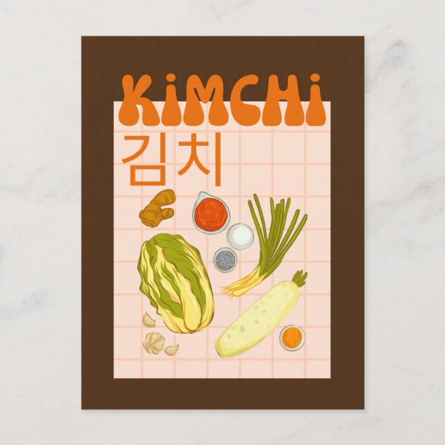 Kimchi Holiday Postcard (Front)
