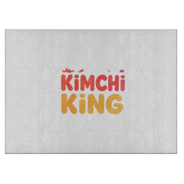 Kimchi King Cutting Board (Front)