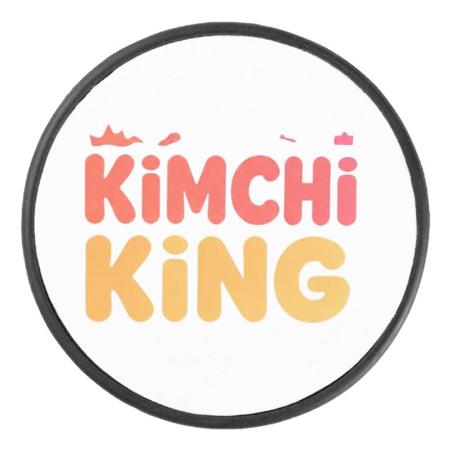 Kimchi King Hockey Puck (Front)