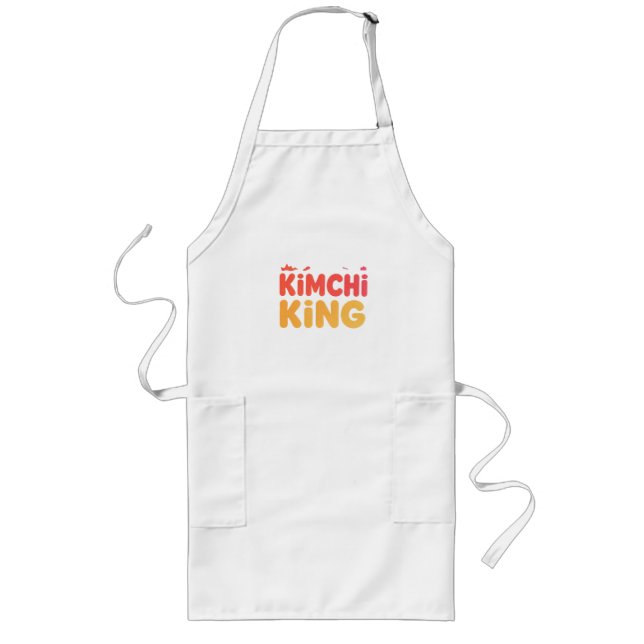 Kimchi King Long Apron (Front)