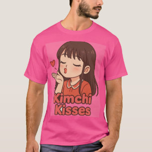 Kimchi Kisses – Cute Kawaii T-Shirt for Food Lover