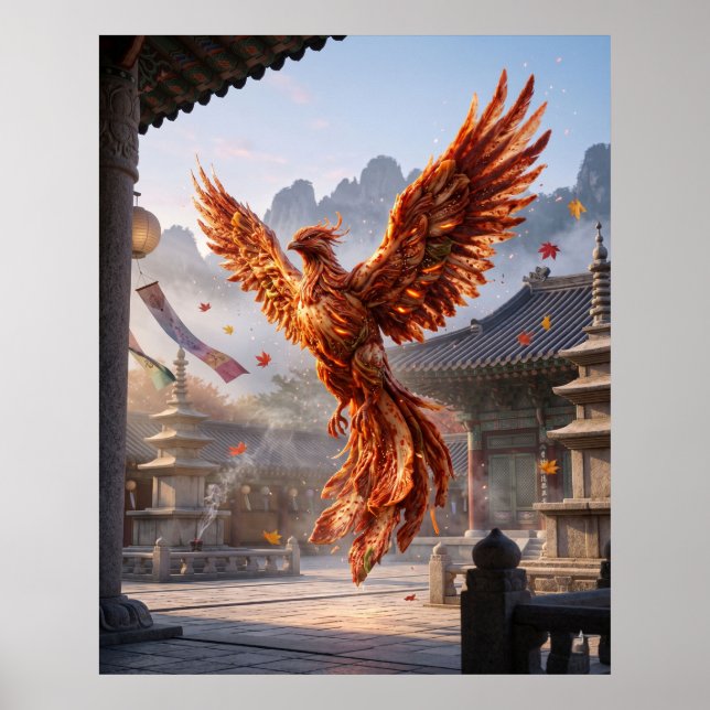 Kimchi Phoenix Rising Poster (Front)