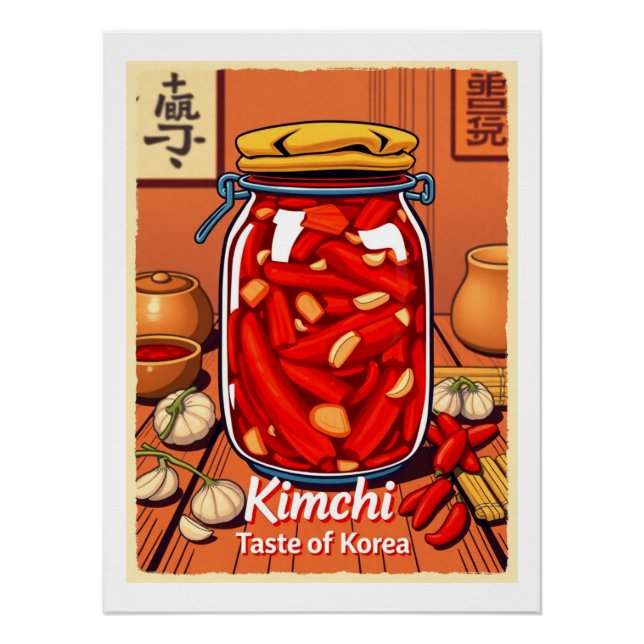 Kimchi - taste of korea poster (Front)