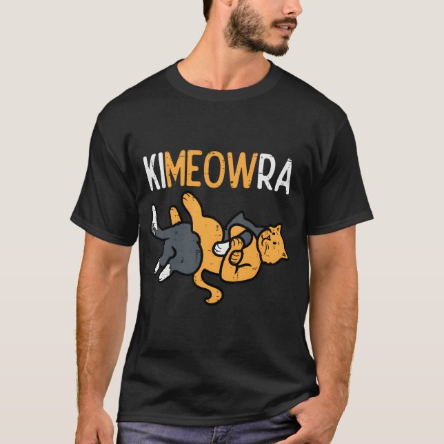 Kimeowra Cats Mial Bjj Mma T-Shirt (Front)