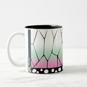 Kimetsu no Yaiba Shinobu Kocho design Two-Tone Coffee Mug