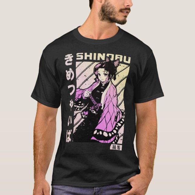 Kimetsu no Yaiba, Shinobu kocho v1 T-Shirt (Front)