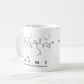 Kimi peptide name mug (Front Left)
