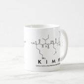 Kimm peptide name mug (Front Right)