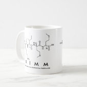 Kimm peptide name mug (Front Left)
