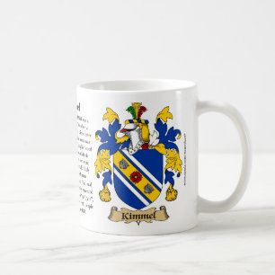 Kimmel, the Origin, the Meaning and the Crest Coffee Mug